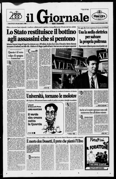 Il giornale del lunedi